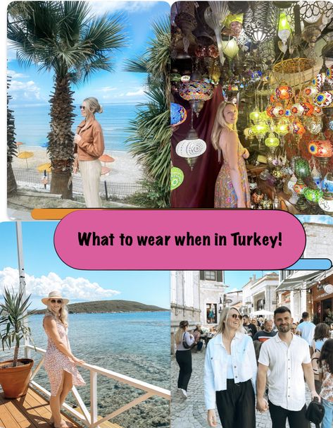 What you need to bring and different outfit ideas for Turkey. Turkey Holiday Outfit Ideas, March Outfits, September Outfits, Turkey Dress, Turkey Travel, Holiday Wardrobe, Different Outfits, What To Wear, Outfit Ideas