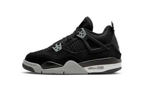 PRICES MAY VARY. Air Jordan 4 Retro Grade School Grade School to Women Sizing 6Y=7.5W Brand New Air Jordan 4 Retro Grade School Black Canvas Shoes, Jordan 4 Black, Retro Basketball Shoes, Jumpman Logo, Nike Models, Jordan 4 Retro, Air Jordan 4, Air Jordan 4 Retro, Nike Air Max 95