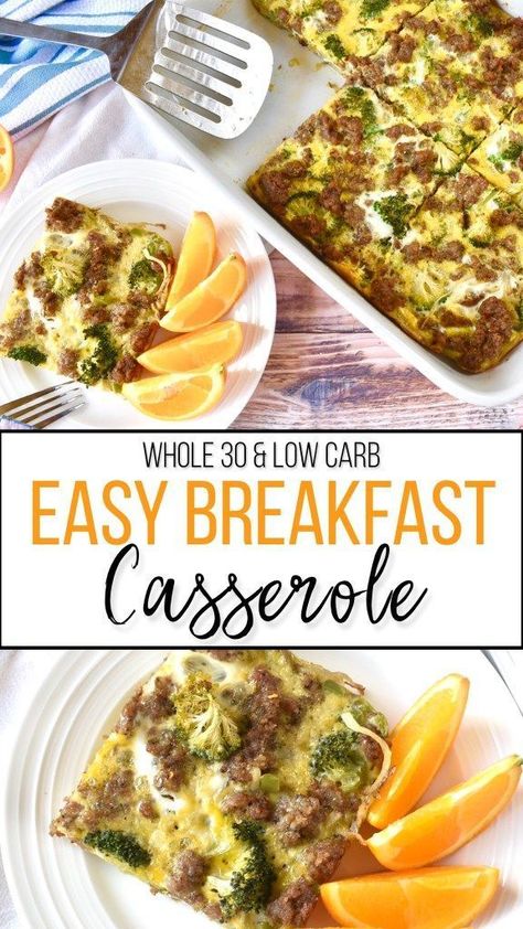 A Whole30 Compliant Casserole that serves as a quick and easy meal prep option! #whole30 Whole 30 Breakfast Casserole, Whole30 Breakfast Casserole, Make Ahead Meal Prep, Paleo Breakfast Casserole, Easy Breakfast Casserole, Whole30 Breakfast, Healthy Breakfast Casserole, Paleo Recipes Breakfast, Whole 30 Breakfast