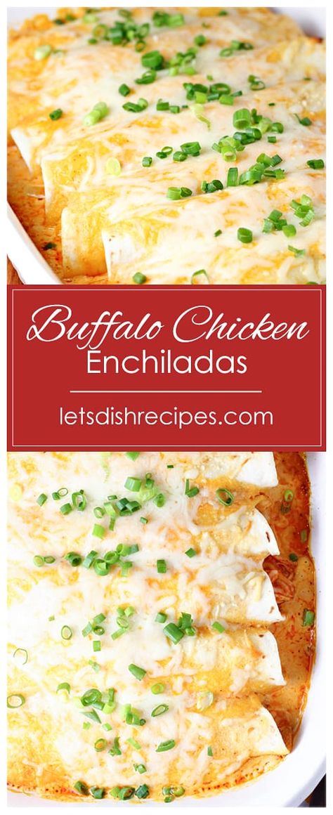 Recipes With Buffalo Sauce, Dnd Snacks, Creamy Buffalo Sauce, Buffalo Chicken Enchiladas, Buffalo Recipes, Creamy Buffalo Chicken, Healthy Buffalo Chicken Dip, Enchiladas Chicken, Buffalo Sauce Recipe