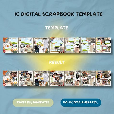 Dump 5 Instagram Digital Scrapbook Template - ja's Ko-fi Shop - Ko-fi ❤️ Where creators get support from fans through donations, memberships, shop sales and more! The original 'Buy Me a Coffee' Page. Scrapbook Templates Canva Free, Canva Scrapbook Template, Instagram Scrapbook Post, Canva Scrapbook, Ig Carousel, Digital Ideas, Decor School, Elements Canva, Scrapbook Template