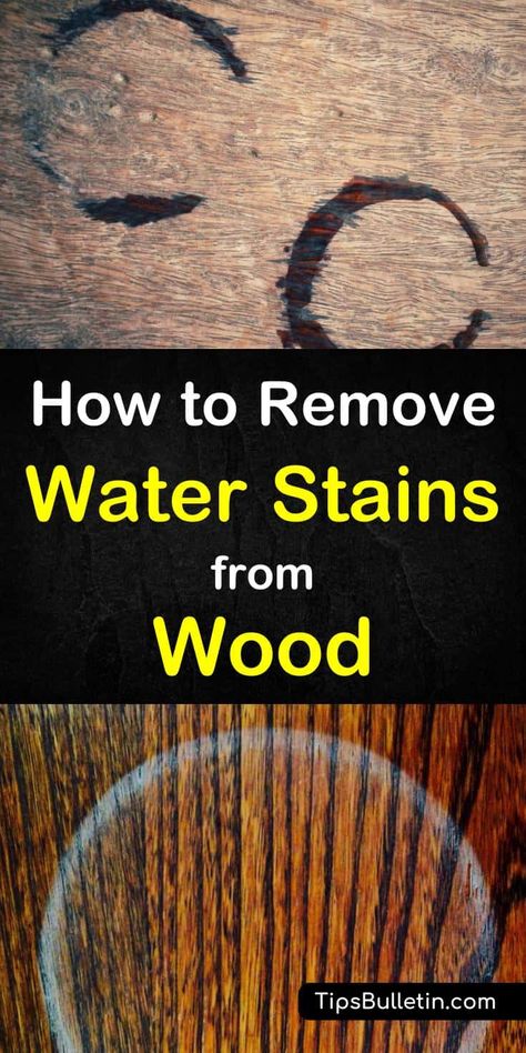 Remove Water Stains From Wood, Water Stain On Wood, Restore Wood Furniture, Remove Water Stains, Homemade Toilet Cleaner, Restore Wood, Clean Baking Pans, Cleaning Painted Walls, Wood Repair