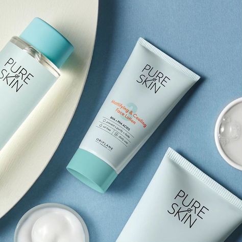 PURE SKIN Mattifying & Cooling Face Lotion #oriflame #Pakistan #glowhubflame #photooftheday #instagood Lotion For Oily Skin, Pure Skin, Face Lotion, Enlarged Pores, Moisturizing Lotions, Daily Moisturizer, Skincare Set, Skin Care Tools, Skin Care Products