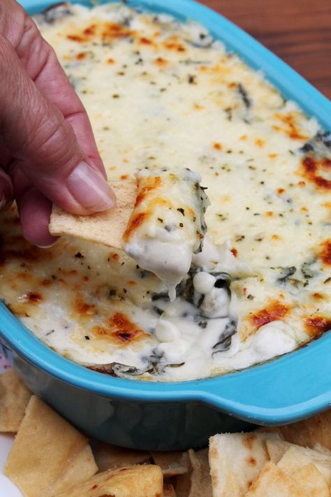 Goat Cheese Spinach Artichoke Dip | The Spiffy Cookie Cheese Artichoke Dip, Best Spinach Artichoke Dip, Shades Of Burgundy Hair, Goat Cheese Dip, Burgundy Hair Color, Goat Cheese Appetizer, Cheese Spinach, Oscars After Party, Revealing Dress