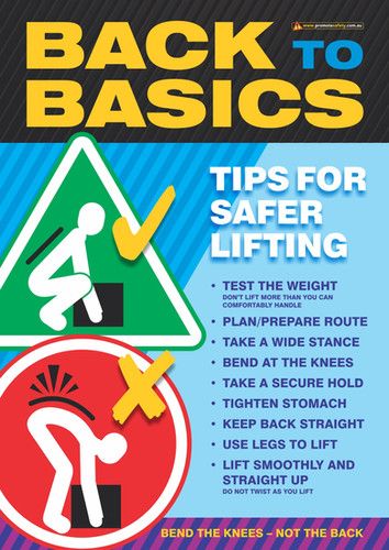 Workplace Health And Safety, Lifting Safety, Safety Quotes, Safety Poster, Safety Posters, Poster Designs, Back To Basics, Health And Safety, Buzzfeed