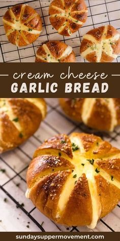 Cheese Garlic Bread Recipe, Korean Cream Cheese Garlic Bread, Cream Cheese Garlic Bread, Cheese Garlic Bread, Korean Cream, Olive Bread, Garlic Cheese Bread, Garlic Bread Recipe, Baked Dinner