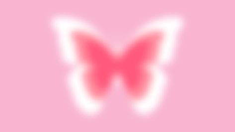 Laptop Wallpaper, A Butterfly, Pink Background, Aura, Ipad, Laptop, Pink, White