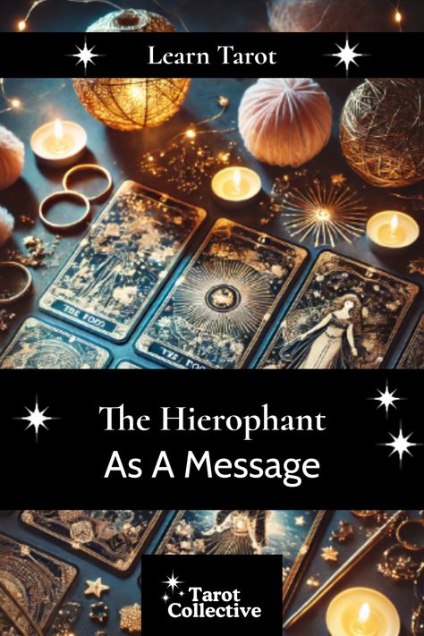 Unlock the mysteries behind The Hierophant card in your next tarot reading! Explore its profound messages, spiritual guidance, and the wisdom it offers in our insightful article on www.tarot-collective.com. Whether you're new to tarot or a seasoned reader, discover how The Hierophant can influence your path and provide clarity. #TarotReading #TheHierophant #SpiritualGuidance #TarotCollective The Hierophant Tarot Meaning, The Hierophant Tarot, Hierophant Tarot, Question Authority, Learn Tarot, Wands Tarot, Daily Tarot Reading, The Hierophant, Daily Tarot