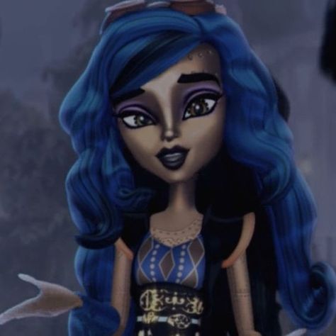 Rebecca Steam, Robecca Steam, Dark Blue Hair, Arte Monster High, Monster High Pictures, Moster High, Childhood Tv Shows, Monster High Art, Monster High Characters