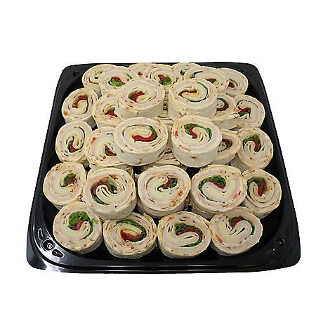 Turkey Pinwheels, Pinwheel Sandwiches, Sandwich Platter, Tomato Chicken, Party Tray, Sushi Party, Fast Food Items, Sandwich Trays, Chicken Wrap