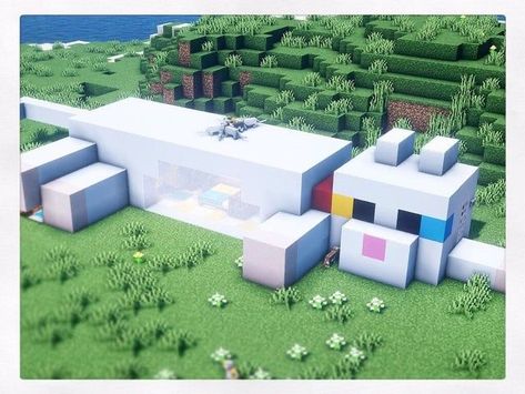 Minecraft Hus, Case Minecraft, Minecraft Wall, House In Minecraft, Minecraft Decoration, Rumah Minecraft Sederhana, Minecraft House Plans, Bangunan Minecraft, Minecraft Cottage