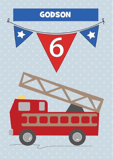 Custom Relationship, Godson 6th Birthday Firetruck card #Ad , #affiliate, #Godson, #Relationship, #Custom, #card Fire Engine Birthday, Creative Wedding Card, 5th Birthday Invitation, Birthday Grandson, 3rd Birthday Card, 6th Birthday Boys, 5th Birthday Boys, 3rd Birthday Boys, Fire Truck Birthday