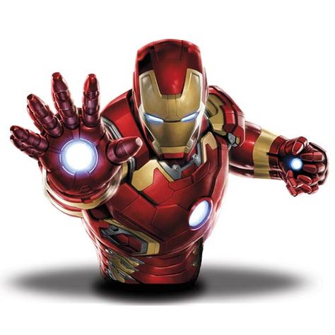 Avengers Age of Ultron Iron Man Light-Up Bust Bank $16.99 Marvel Avengers Cake, Iron Man Pictures, Avengers 2, Iron Man Wallpaper, Avengers Age Of Ultron, Superman Wonder Woman, Avengers Age, Marvel Iron Man, Batman Joker