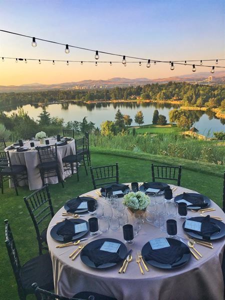 Lakeridge Golf Course - Reno, NV - Party Venue Golf Course Wedding Venue Ideas, Wedding Venues Golf Course, Golf Course Weddings, Golf Course Wedding Reception, Backyard Engagement Parties, Wedding Golf, Golf Clubhouse, Golf Events, Party Backyard