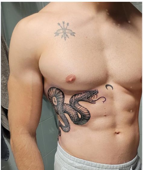 Majestic Tattoos, Never Tattoo, Top Surgery Tattoo, Surgery Tattoo, Scientific Tattoo, Tattoo Ribs, Mouse Tattoo, Rib Tattoos For Guys, Patchwork Tattoos