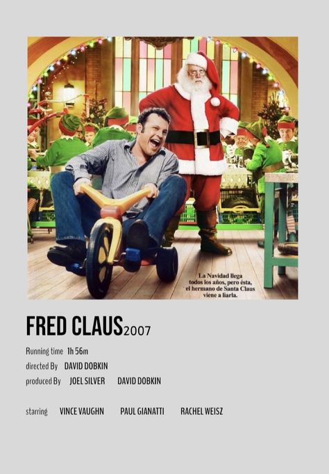 Fred Claus, Vince Vaughn, Rachel Weisz, Actresses, Zelda Characters, Movie Posters, Christmas, Fictional Characters, Art