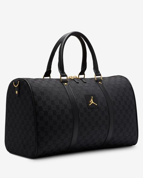 Air Jordan Monogram Duffle Bag "Black" now available online Monogrammed Duffle Bag, Mens Bag, Mens Bags Fashion, Duffle Bags, African Men Fashion, Fashion Deals, African Men, Bags Fashion, Black Sneaker