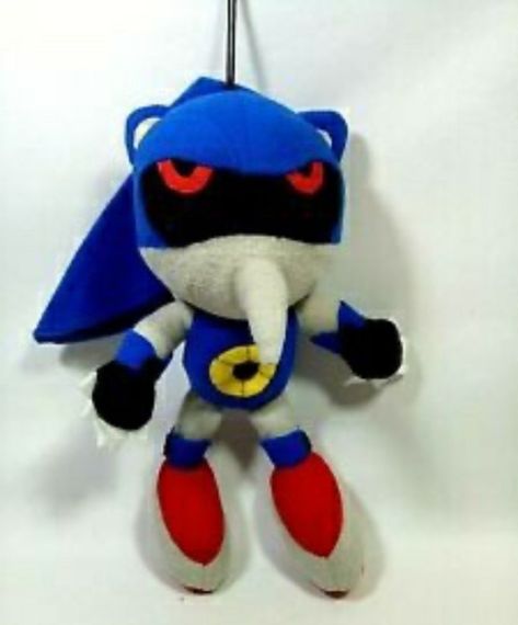 Metal Sonic Plush, Sonic Funny Pictures, Starline Sonic, Sonic X Metal Sonic, Metal Sonic Icon, Low Poly Sonic, Shadow Plush, Sonic Shoes, Sonic Plush