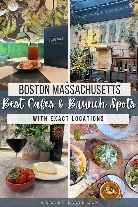 Places In Boston, Boston Vacation, Cute Coffee Shop, Brunch Places, Boston Usa, New England States, Coffee Places, Best Coffee Shop, Small City