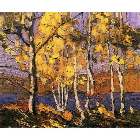 Tom Thomson - Smoke Lake - Group Of Seven Print Group Of 7 Paintings, Group Of Seven Artists, Tom Thomson, Canadian Landscape, Landscape Art Prints, Group Of Seven, Tree Quilt, Birch Trees, Landscape Artist