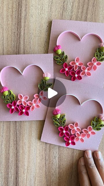 Paper Quilling Cards Ideas, Quilling Wedding Cards, Quilling Cards Ideas, Valentine Notes, Paper Quilling Cards, Weddings Gifts, Shower Cards, Bridal Shower Cards, Quilling Cards