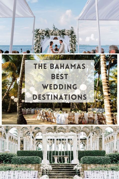 wedding destinations and venues in The Bahamas. Beach, floral displays and blue skies. Weddings In Bahamas, Small Bahamas Wedding, Destination Wedding Bahamas, Bahamas Wedding Venue Resorts, Bahama Wedding Venue Resorts, Bahamas Destination Wedding, Bahamas Wedding Ideas, Bahama Wedding, Bahamas Wedding Venues