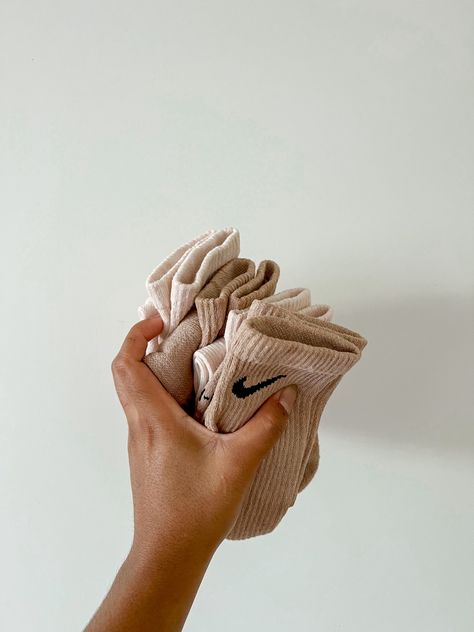 #cream #offwhite #beige #beigeaesthetic #beigeoutfit #beigelook #nikesocks #neutrals #neutralaesthetic #aesthetic #aestheticoutfit #neutraltones #dyednikesocks #etsyshop Dyed Socks, Beige Nike, Aesthetic Pilates, Socks Aesthetic, Pilates Socks, Beige Outfit, Nike Socks, Custom Nike, Custom Nikes