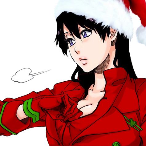 Christmas Anime Icon, Bleach Pfps, Bambietta Basterbine, Kubo Art, Bleach Pfp, Persona 5 Ann, Bleach Women, Christmas Anime, Bleach Anime Art