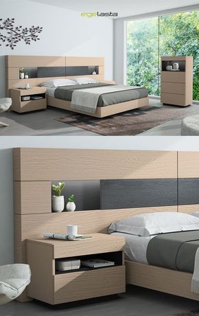 Ikea Bank, Double Bed Designs, Wooden Bed Design, Bed Design Modern, Dekorasi Kamar Tidur, Trendy Living Rooms, Bedroom Bed Design, Bed Furniture Design, Trendy Bedroom