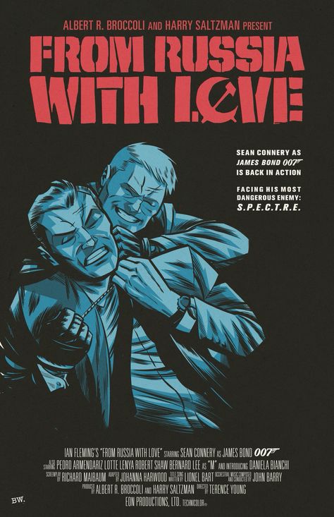 From Russia With Love Lotte Lenya, Robert Shaw, From Russia With Love, Ian Fleming, Drawing Cartoon Characters, Sean Connery, Love Posters, Love Stars, Action Movies