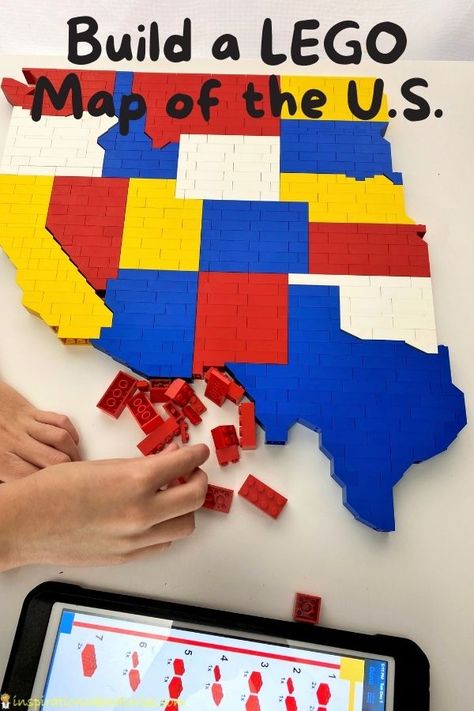 Cool Lego Ideas To Build, Lego Instructions Step By Step, Lego Patterns, Map Building, Art Homeschool, Lego Basic, Map Inspiration, Lego Camp, Lego Land