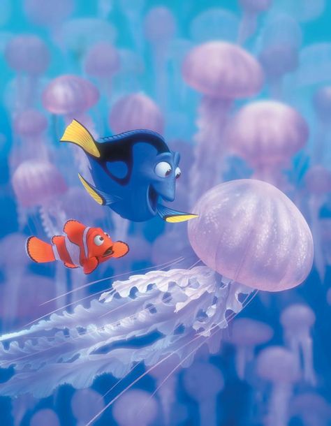 "I shall call him Squishy and he shall be mine. And he shall be my Squishy!" Finding Nemo Poster, Nemo Wallpaper, Dory Just Keep Swimming, Dory And Marlin, Nemo And Dory, Dory Nemo, Finding Nemo 2003, Disney Finding Nemo, Jessie Toy Story