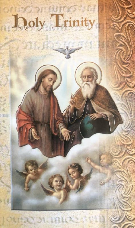 Powerful Prayer to the Holy Trinity The Most Holy Trinity Images, Trinity Catholic, Nicene Creed, Catholic Theology, Glory Be, Book Of Matthew, The Holy Trinity, Noah S Ark, 10 Commandments