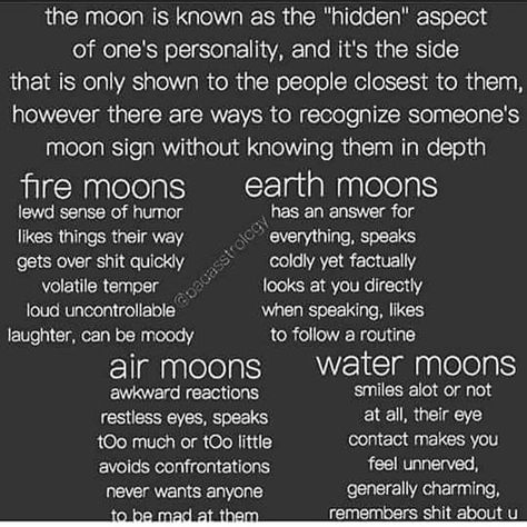 Sign Elements, Water Moon, Leo Moon, Moon Sea, Pisces Astrology, Astrology Planets, Capricorn Moon, Birth Chart Astrology, Learn Astrology