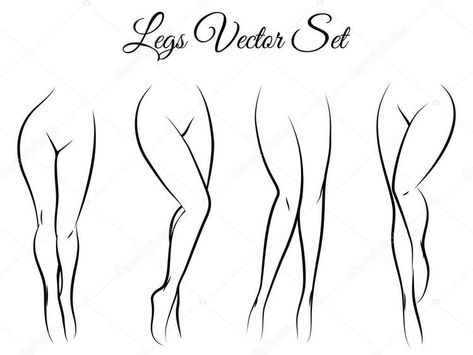 Legs Sketch, Legs Illustration, Woman Body Sketch, Legs Drawing, Leg Reference, Mannequin Legs, Drawing Legs, Body Template, Eye Drawing Tutorials