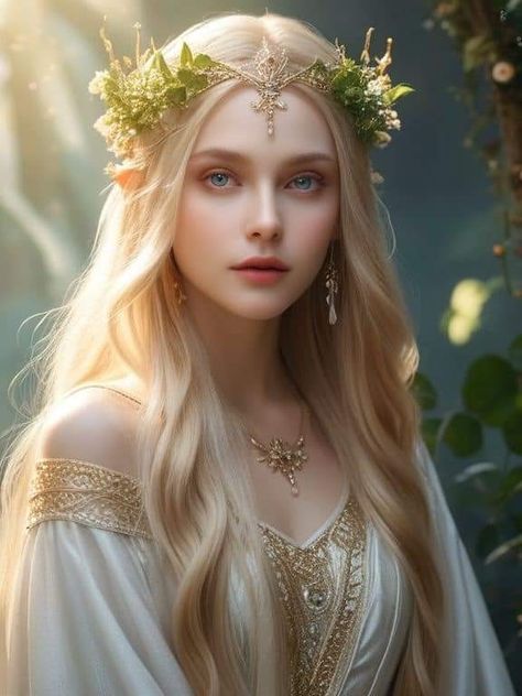 Otherkin Therian, Light Elves, Blonde Elf, Elven Princess, Enchanted Book, Elves Fantasy, Princess Fashion, Magic Dress, Female Elf