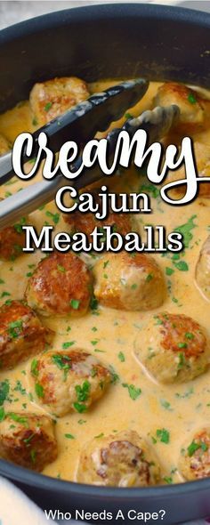 Simple Cajun Recipes, Cajun Duck Recipes, Easy Cajun Recipes Louisiana, Cajun Chicken Meatballs, Meatball Cream Sauce, Meatball Rice Recipes, Cajun Meal Ideas, Chicken Meatballs In Sauce, Meatball Meal Recipes