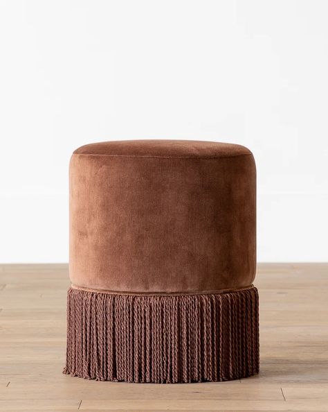 Poufs, Stools & Ottomans – McGee & Co. Fringe Ottoman, The Mcgee Home, Mcgee Home, Leather Stool, Mcgee & Co, Dining Nook, Dream Living, Studio Mcgee, Call Backs