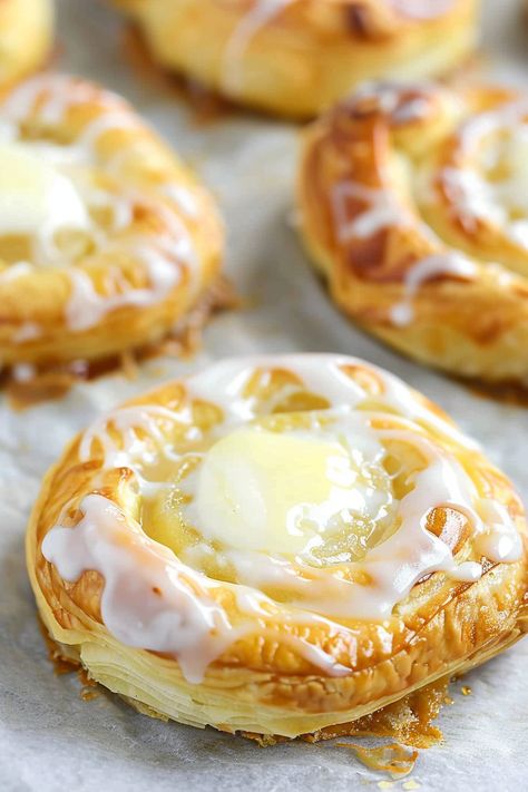 Cheese Danish Costco Cream Cheese Danish, Cheese Danish With Rhodes Rolls, How To Make Cheese Danish, Sourdough Cream Cheese Danish, Mini Cheese Danish, Puff Pastry Danish Cream Cheeses, Puff Pastry Cheese Danish, Puff Pastry Cream Cheese Danish, Cream Cheese Danish Puff Pastry