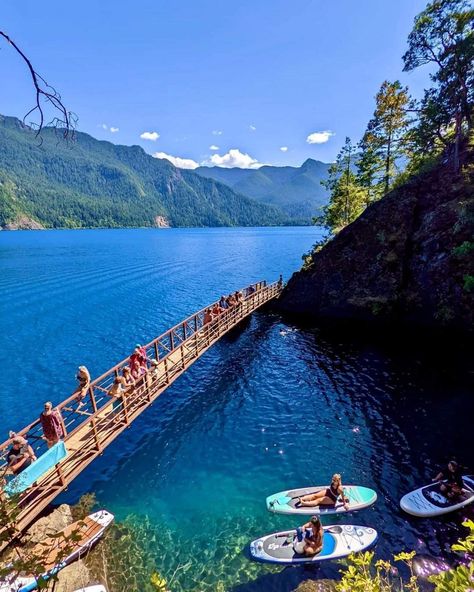 Lake Crescent Washington, Lake Crescent, Crescent Lake, Olympic National Park Washington, Bucket List Travel, Lake Washington, Washington Usa, Olympic National Park, Travel List