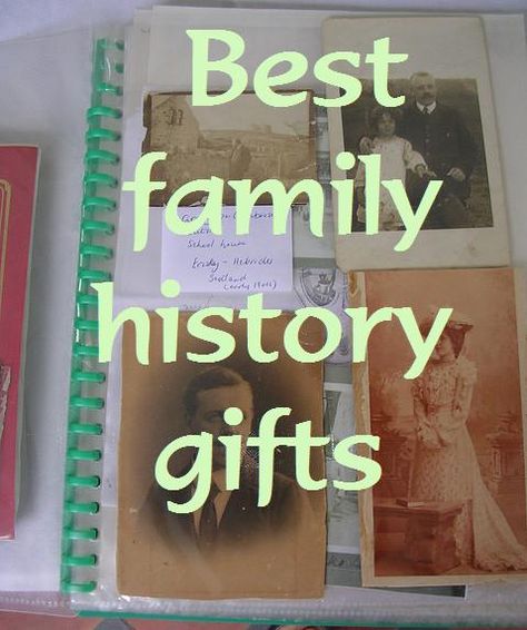 Best Genealogy Gifts for a Genealogist or Family History Researcher Family History Treat Ideas, Family History Gifts Ideas, Family History Crafts, Family History Ideas, Genealogy Gifts, Best Family Gifts, Old Photographs, Marketing Ideas, Family Reunion