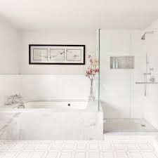 Do You Need To Tub Surround Reglazing? | Reglazingnyc.com Bathtub Tile Ideas, Shower Tile Patterns, Modern Shower Tile, White Shower Tile, Tile Tub Surround, Marble Tub, Marble Tile Bathroom, Shower Tile Ideas, Bathtub Tile