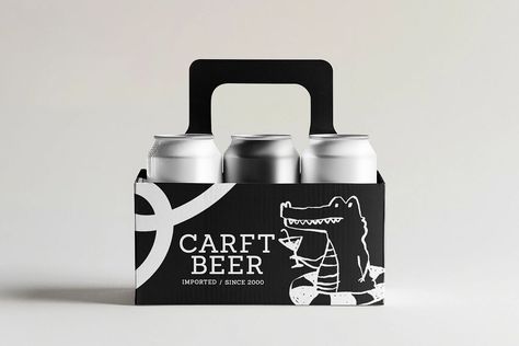 6 can pack holder carrier | free image by rawpixel.com / Jubjang Beer Carrier, Beer Box, Professional Branding, Beer Holders, Can Holder, Can Can, Best Stocks, Packaging Mockup, Soda Can