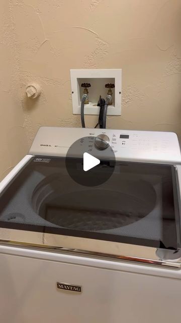 ThePlumbersPlunger on Instagram: "Did you know that it is recommended to replace these rubber washing machine hoses every 3-5 years? 

#plumbing #homeowner #repair #trades #fyp #reels #trending" Cover Washing Machine Hookup, Adding Washer And Dryer Hookup, Clean Front Loading Washing Machine, Pressure Washer Reel, Washing Machine Hose, Garage Room, Home Maintenance Checklist, Diy Life Hacks, Diy Life