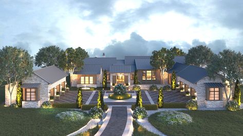 4921 Amarra - 18H — Heyl Homes | Luxury Spec Homes Luxury Modern Ranch Style Homes, Luxury 1 Story Homes, Dream Ranch House, Sprawling Ranch Style Homes, Luxury One Story Homes, Large Ranch House Plans, Luxury Ranch Style Homes, Heyl Homes, Luxury Ranch House Plans