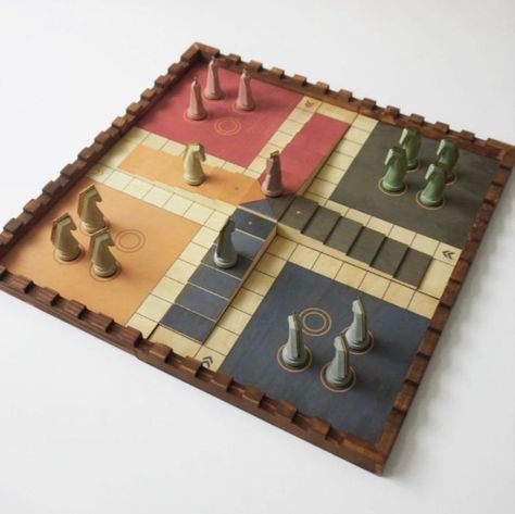 Wooden Ludo - Premium Ludo - Trojan Horse Race - Ludo Strategy Board Game - Creative Design and Crafted Board Game by TheCraftHouses on Etsy Ludo Board Game, Ludo Board, Ludo Game, Board Games Diy, Wooden Board Games, Trojan Horse, Board Game Design, Strategy Board Games, Wood Games