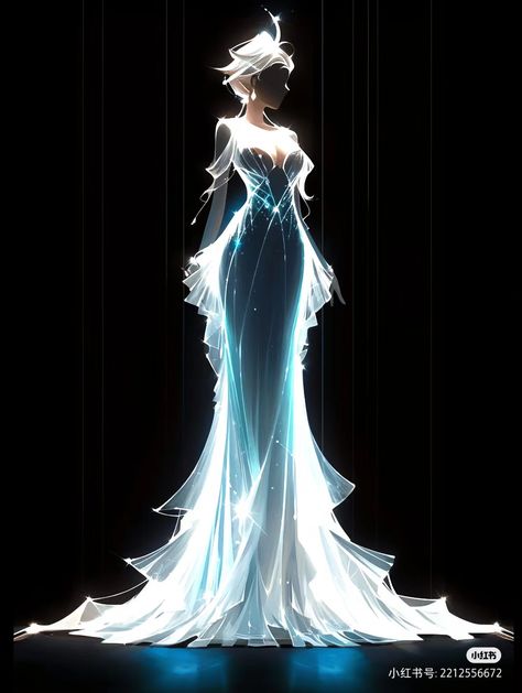 Water Hero Costume Design, Unrealistic Dresses, Mythical Dresses, Midevil Dress, Element Dress, Met Gala Outfits, Fish Dress, Fashion Design Sketchbook, Clothing Design Sketches