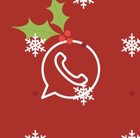 Christmas Whatsapp Icon, Phone Christmas Icon, Christmas Icons Aesthetic, Christmas Icons For Apps, Christmas Phone App Icons, App Icon Christmas, Christmas Photos App Icon, Xmas Icons, Photos App Icon