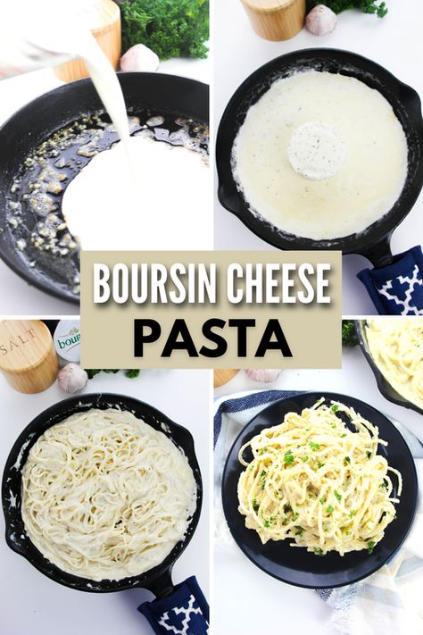 Boursin Ravioli Sauce, Boursin Cheese Sauce For Pasta, Boursin Cheese Mac And Cheese, Bursin Cheese, Boursin Cheese Ravioli, Boursin Cheese Pasta Sauce, Boudin Cheese Pasta, Creamy Boursin Pasta, Borsin Cheese Pasta