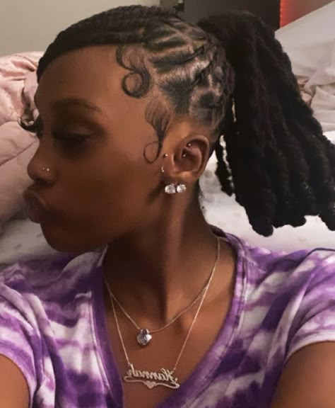 Quick And Easy Hairstyles For Locs, Style For Locs, Loc Ponytail, Lock Hairstyles, Dreads Styles For Women, Barbie Ponytail, Cute Dreads, Short Locs Hairstyles, Faux Locs Hairstyles